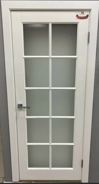 ГЛАНТА ДО ЭМАЛЬ GREY САТИН БЕЛЫЙ